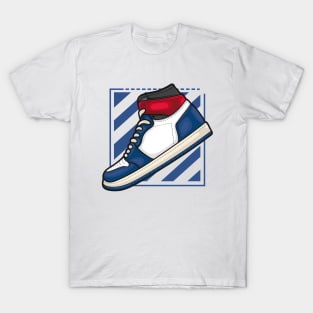 AJ 1 High Union Storm Blue Sneaker T-Shirt